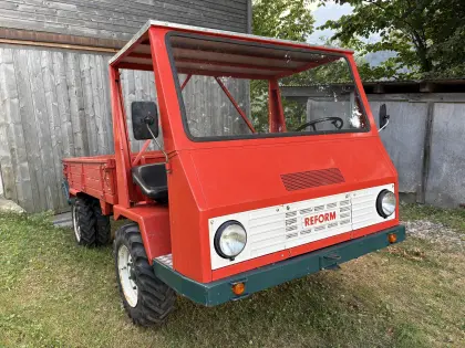 Reform Muli 25 komplett mit Brücke, Ladewagen und Miststreuer