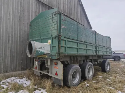 Trocknungsanlage vollständig inkl. 3-Achs-Anhänger Kipper