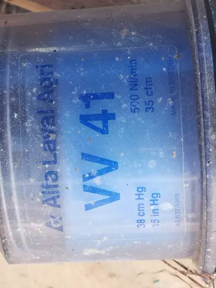 Alfa Laval Vakuumpumpe für Standeimer