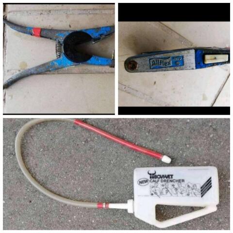 Drencher BOVI-Vet und Ohrmarkenzange Allflex