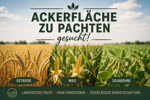Ackerfläche zu pachten gesucht