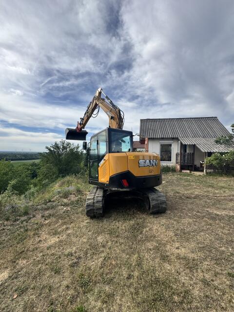 Bagger Sany 8 t SY80U Kurzheck Powertilt