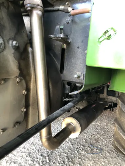 Auspuff Steyr T180 Edelstahl