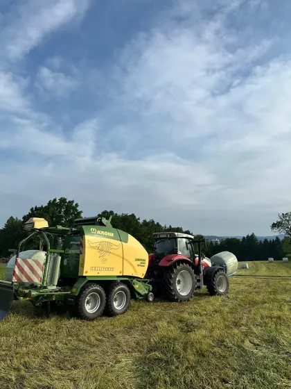 Ballen pressen und wickeln, Krone Comprima