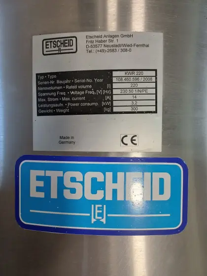 Etscheid Kochendwasserreinigung