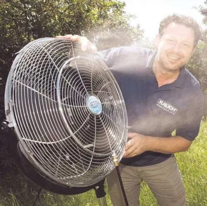 Profi Sprühnebel-Ventilator Rauch RLC1000
