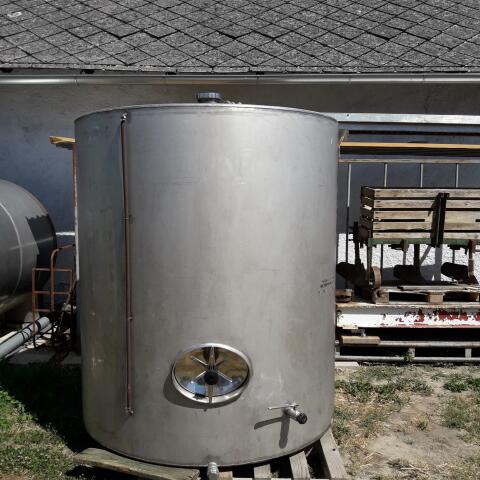 Weintank Edelstahl, Nirotank, 5.000 l