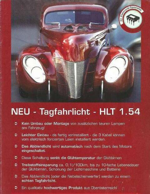 El. Tagfahrlichtsteuermodul HLT 1:54