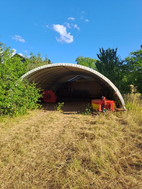 Rundbogenhalle 7,3 x 14 m