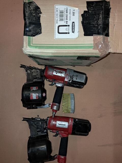 Druckluftnagler, Nagler, Nagelpistole, Schussapparat