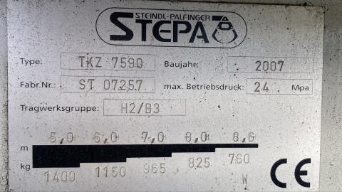 STEPA Hydr. Zylinder TKZ 7590
