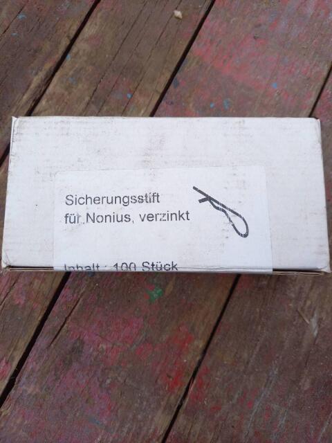Splinte für Nonius-Abhängung