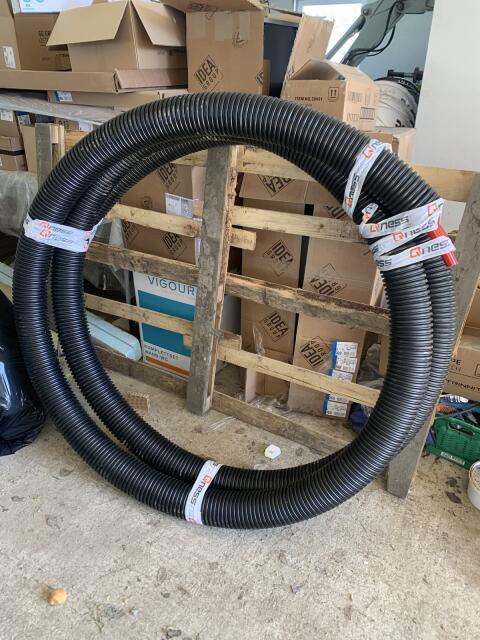 Fernwärmeleitung, Fernwärmerohr Double 2x1 Zoll 10 m