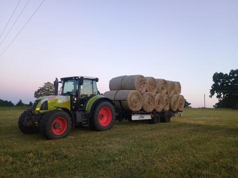 Fliegl 18 t Ballenwagen, Plattformwagen