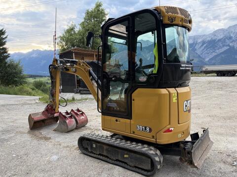 CAT 301.8 Minibagger, Bj. 2020, nur 835 Bstd.