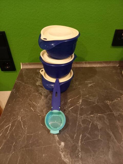 3 Tupperware-Dosen mit Deckel