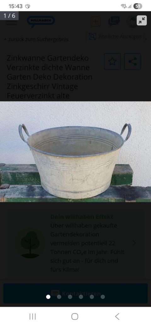Suche Zinkwanne