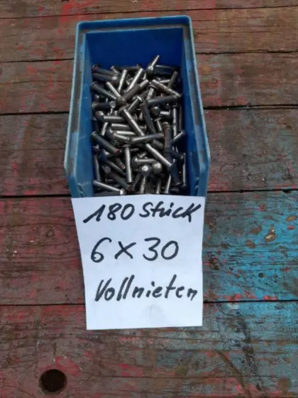 6 x 30 Vollnieten
