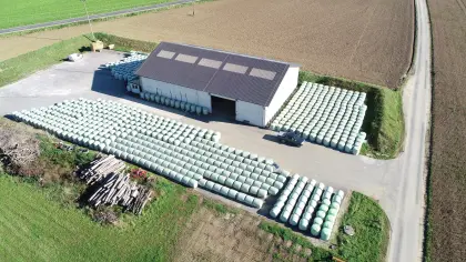 Häckselmaisballen, Silomaisballen, Maisballen