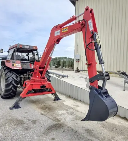 Ostler DP5 Heckbagger, Forstkran