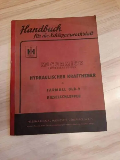 Handbuch Farmall Hydraulik (Farmall DLD-2)