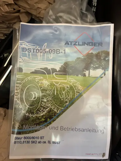 Steyr 8130 Azlinger Druckluftanlage DST005-09B-1