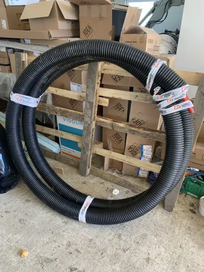 Fernwärmeleitung, Fernwärmerohr Double 2x1 Zoll 10 m