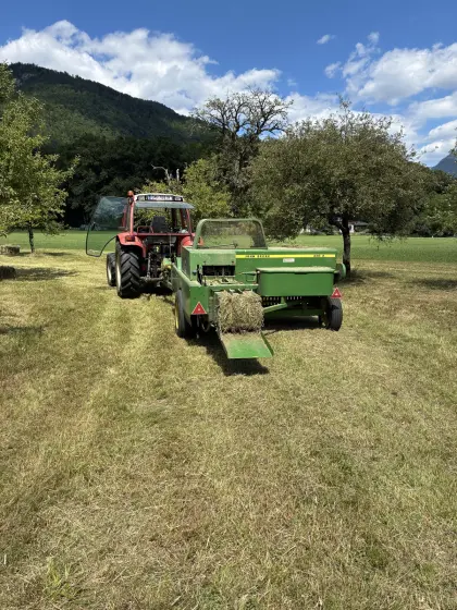 Kleinballen pressen Raum Salzkammergut