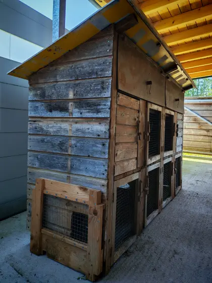 Mobiler Hasenstall