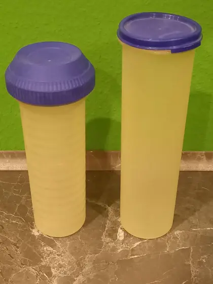 Tupperware Schüttelbecher, Spaghetti-Behälter