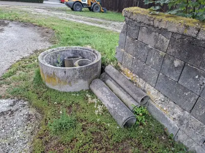 Betonring und Betonrohre