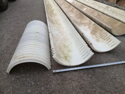 Halbschalen Mega Rohr 300, Entwässerungsrinne