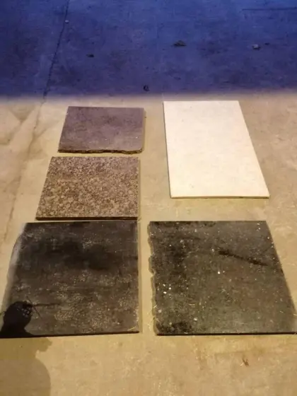 Mehrere Marmorplatten