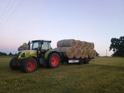 Fliegl 18 t Ballenwagen, Plattformwagen