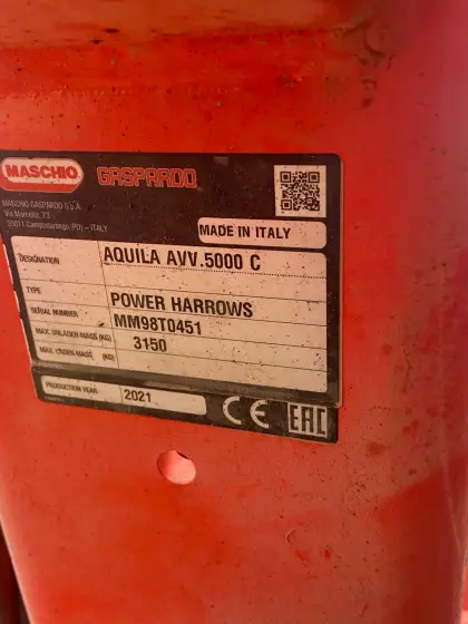 Scheibenscharsämaschine Maschio Aquila AVV.5000 C