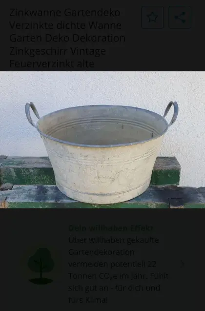 Suche Zinkwanne