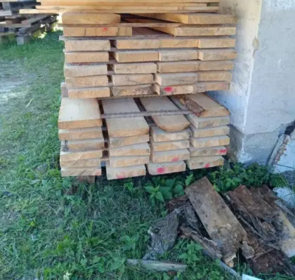 Bauholzpfosten 50 mm und 5/8er