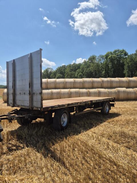 Anhänger, Ballenwagen, Tieflader