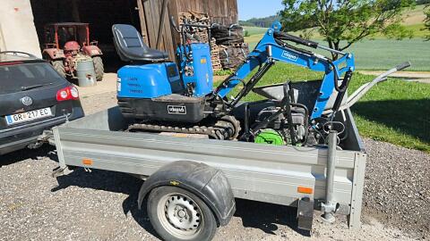 Scheppach Mini-Bagger EXC815