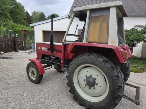 Steyr 540 g Grünlandtraktor mit Anhänger Steyr 540