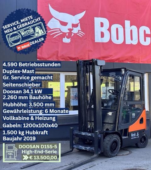 Diesel-1,5-t-Tonner mit Vollkabine