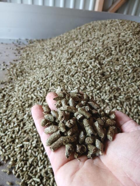 Heu-Pellets