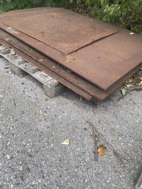 Eisen-, Stahlplatten