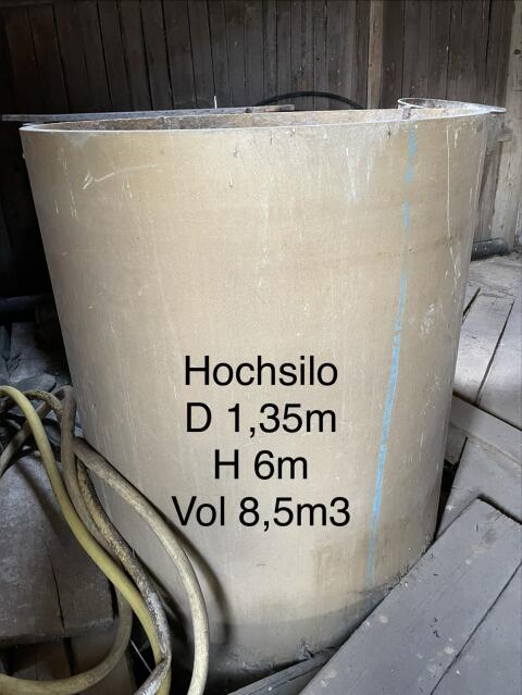 Hochsilo Polyester 2 x 8,5 m³ Getreide, Mais, Hochbeet H 6 m Epple
