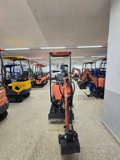 Minibagger 0,8 t, 1 Zylinder, Koop, 2 Jahre Garantie