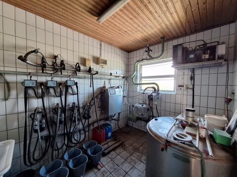 Rohrmelkanlage Melkmaschine Westfalia, Selbstabbau