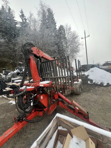 Krananhänger, Forstanhänger, Rückewagen, Holzanhänger
