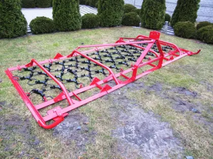 Wiesenschleppe 4 m, 4 Reihen, Wiesenegge, hydr. klappbar
