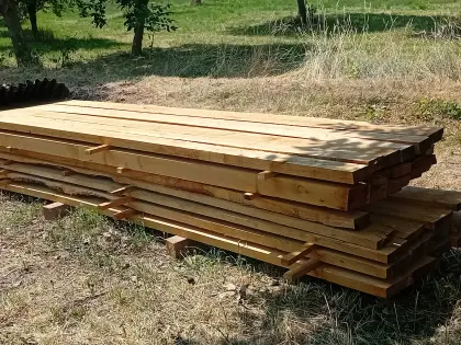 Eichenpfosten-Staffel