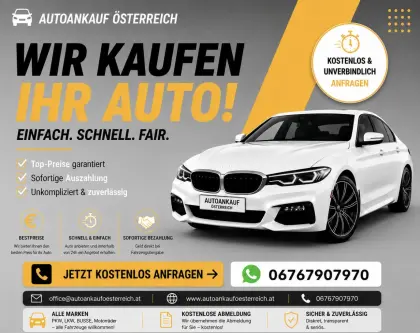 Autoankauf von Gebraucht- und Unfallwagen, alle Marken